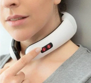 Aparat de masaj electromagnetic pentru cervicala, gat si spate, 6 tipuri de masaj - Img 3