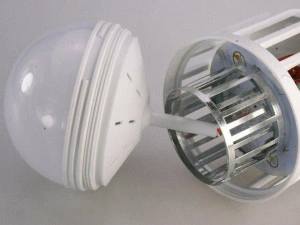Bec 2 IN 1, LED antiinsecte cu lampa UV, elimina tantarii din camera - Img 6
