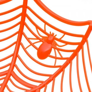 Bol Plastic Halloween Pânză cu Păianjeni 28x8 cm - Img 3