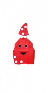 Costum leguma ardei, unisex, 3-8 ani