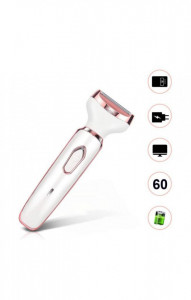 Epilator 4 in 1, Wet & Dry, 4 accesorii, cap de epilare lavabil - Img 3