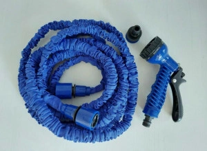 Furtun de gradina, albastru, cu pistol, 15m