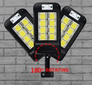 Lampa solara 160 LED cu senzor de miscare, telecomanda - Img 4