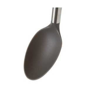 Lingura silicon cu maner lemn 35x7 cm - Img 2