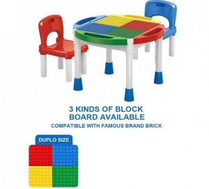 Masa tip lego cu 1 scaun inclus Lele Brother, LEGO (piese mici) - Img 4