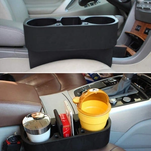 Organizator auto cu suport pentru 2 pahare - Img 2
