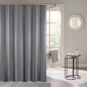 Perdea dus/cada 180x180cm 12 inele gri