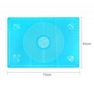 Plansa din silicon alimentar, pentru tocat alimente sau pentru framantat aluat 50x70 cm - Img 3
