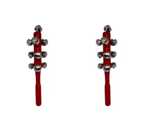 Set 2 Zurgalai Rosii cu clopotei