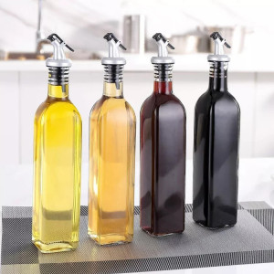 Set 4 recipiente pentru ulei otet sos vin, 4x450 ml - Img 8