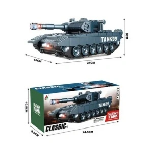 Tanc camuflaj, transformare in robot, lumini led intermitente si muzica - Img 6