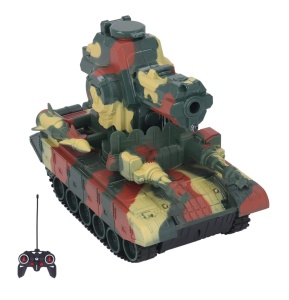 Tanc de război cu telecomandă, camuflaj verde - Img 5