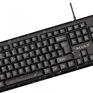 Tastatura cu fir, neagra, AOAS M-200 - Img 2