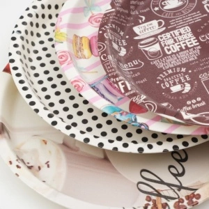 Tava rotunda din plastic dur, cu diametrul de 27 cm - Img 2