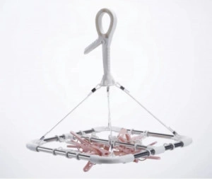 Uscator lenjerie metal/PVC cu 16 carlige
