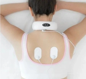 Aparat de masaj electromagnetic pentru cervicala, gat si spate, 6 tipuri de masaj