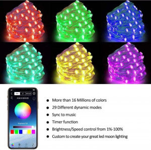 Banda USB Bluetooth smart LED , control de pe telefon , sincronizare audio - Img 7
