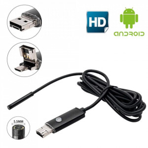 Camera endoscop 2 in 1 pentru Android si Windows, waterproof, 10 metri - Img 5