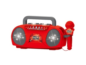 Casetofon cu muzica, lumini si microfon karaoke Little Singer - Img 5