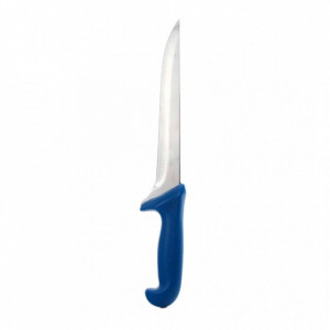 Cutit macelarie profesional cu lama dreapta, pentru injunghiat, maner anti alunecare, 35.5cm