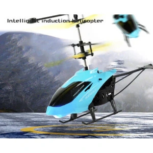 Elicopter cu inductie, Control din Gesturi sau Telecomanda, Sistem gyroscopic, Lumini LED, Incarcare USB - Img 2