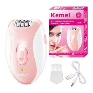 Epilator facial si corporal, 2 viteze, Fara fir, USB, Roz - Img 1