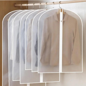 Husa pentru protectie haine, transparenta, 60x120cm - Img 6