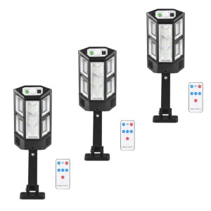 Lampa solara 43 LED SMD 10W, suport prindere, telecomanda - Img 6