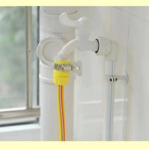 Mop spalat masina din microfibra, cu maner telescopic si 10m furtun pentru apa - Img 2