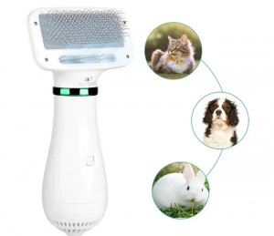 Perie Cu Uscator De Par Pentru Animale , 2 Viteze , Protectie Anti-Incingere