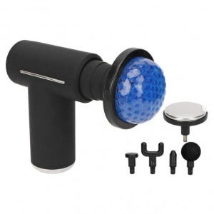 Pistol de kinetoterapie miofascial cu compresa calda si rece, 6 capete, fara fir - Img 5