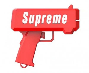Pistol Supreme care arunca bani, jucarie interactiva, perfecta pentru petreceri - Img 2