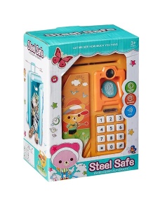Pusculita Interactiva, Cu Sunete si Lumini, functie de inchidere pe amprenta sau cod, rulare automata a bancnotelor - Img 3