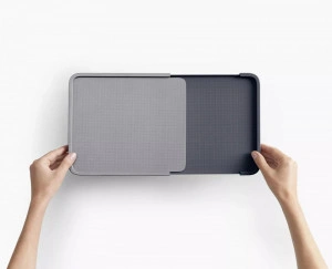 Raft organizator cu picioare pliabile 25,5-40,5 cm x 21,5 cm x 16,2 cm - Img 4