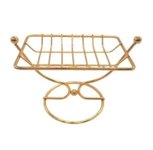 Sapuniera, Inox, Auriu