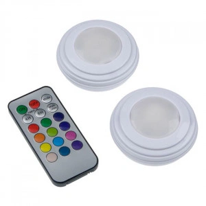 Set 2 Lampi De Veghe Cu Telecomanda, 12 Culori