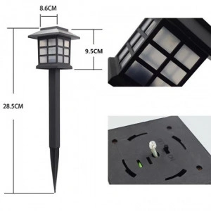 Set 6 bucati lampa solara cu fixare in pamant - Img 2