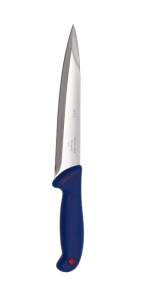 Set cutite Mmacelarie, 3 cutite dezosare, 3 cutite transare, 1 cutit cu dublu tais si 1 satar cu maner din lemn - Img 2