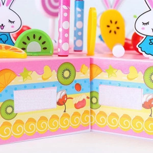 Set tort copii din plastic, multicolor, 44 piese - Img 2