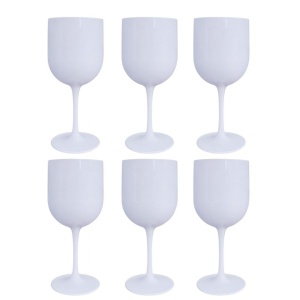 Set6 pahar de vin elegant, reutilizabil din policarbonat, 470 ml - Img 2