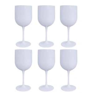 Set6 pahar de vin elegant, reutilizabil din policarbonat, 470 ml - Img 2