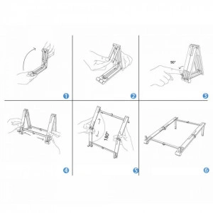 Suport pliabil laptop/telefon/tableta - Img 3