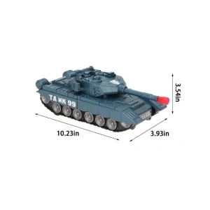 Tanc camuflaj, transformare in robot, lumini led intermitente si muzica - Img 7