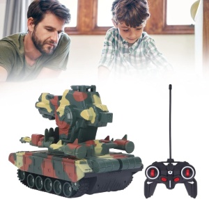 Tanc de război cu telecomandă, camuflaj verde