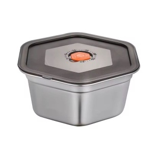 Tava gastronorm din inox cu capac, 2 l