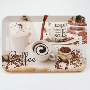 Tavă plastic dur, model Coffee 2 37x25,5x3 cm
