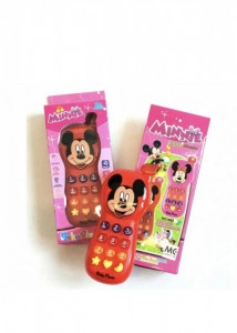 Telefon de jucarie cu muzica si lumini, Mickey si Minnie - Img 5