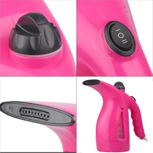 Aparat de călcat facial portabil Enterprise și fier de călcat cu abur pentru îmbrăcăminte, 800 W, 300 ML, multicolor - Img 3