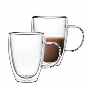 Cana termorezistenta cu pereti dubli, 450 ml - Img 2