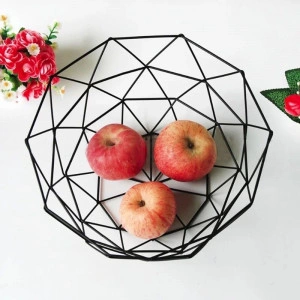 Cos pentru fructe metal , 27x10cm, negru